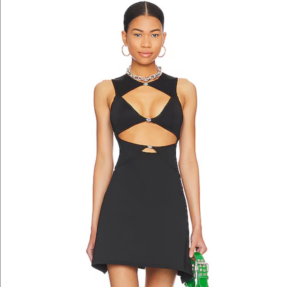 REVOLVE Black Cutout Dress